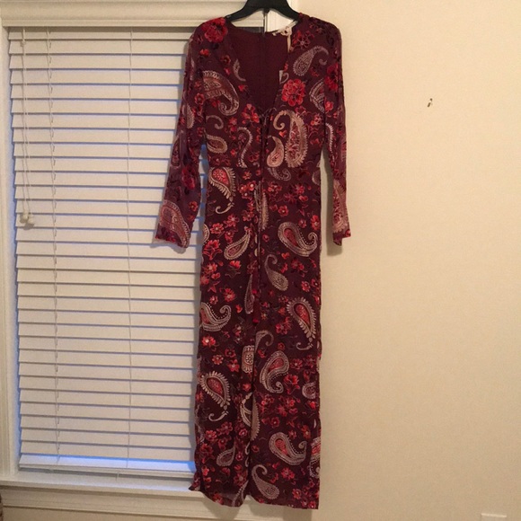 Chelsea & Violet Long Sleeve Velvet Jumpsuit - Picture 5 of 6